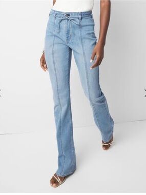 White House Black Market Light Blue Flare Jeans